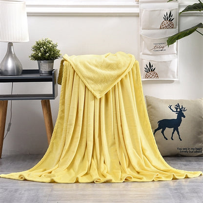 Soft Warm Coral Fleece Blanket
