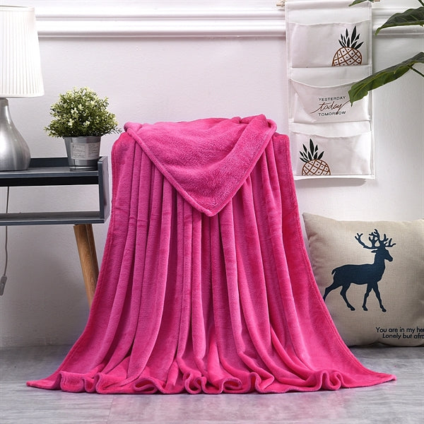 Soft Warm Coral Fleece Blanket