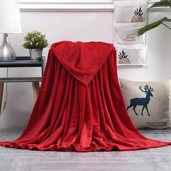 Soft Warm Coral Fleece Blanket