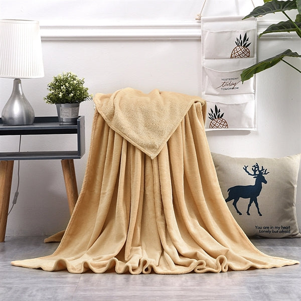 Soft Warm Coral Fleece Blanket