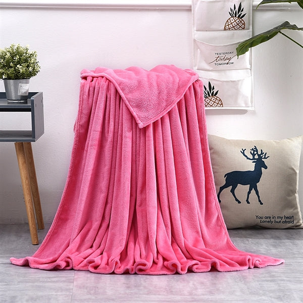 Soft Warm Coral Fleece Blanket
