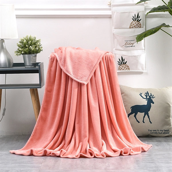 Soft Warm Coral Fleece Blanket