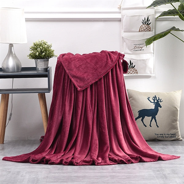 Soft Warm Coral Fleece Blanket