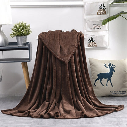 Soft Warm Coral Fleece Blanket