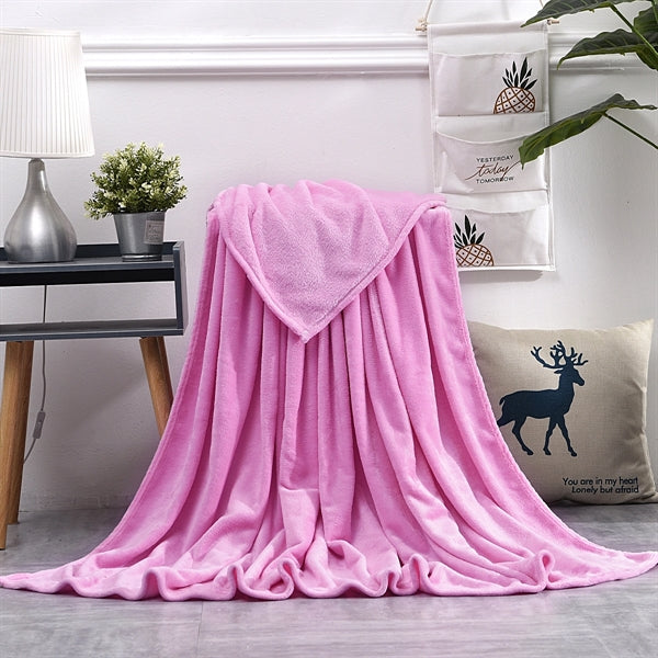 Soft Warm Coral Fleece Blanket