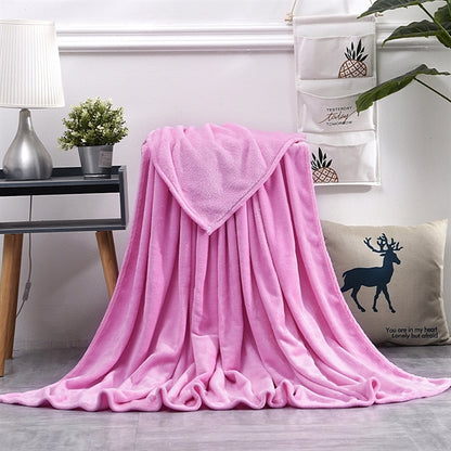 Soft Warm Coral Fleece Blanket