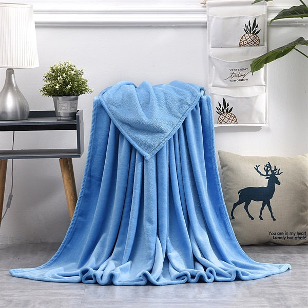 Soft Warm Coral Fleece Blanket