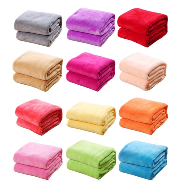 Soft Warm Coral Fleece Blanket