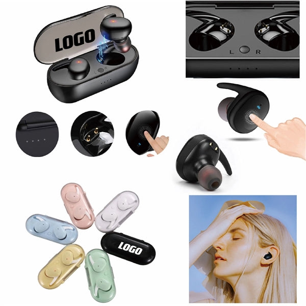 Bluetooth Earbuds With Charging Box