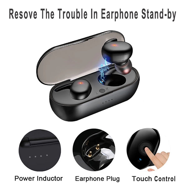 Bluetooth Earbuds With Charging Box