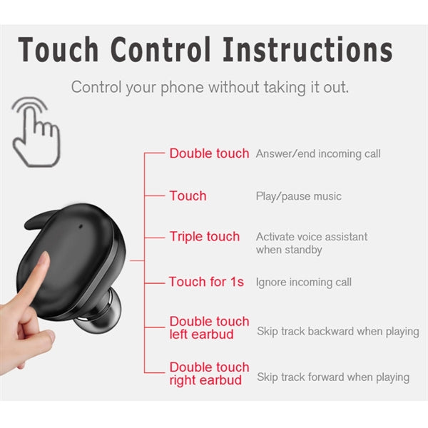 Bluetooth Earbuds With Charging Box