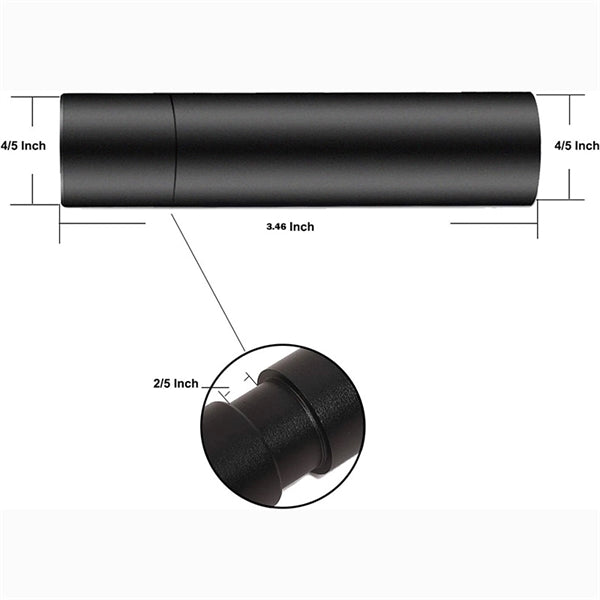 Rechargeable and portable LED flashlight