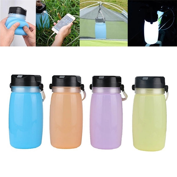 Outdoor Folding Luminous Electric Tumbler Cup