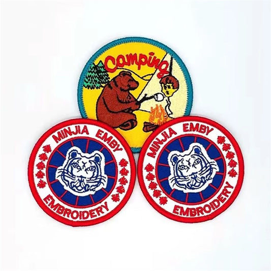 3" Embroidered Appliques Patches