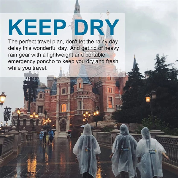 Rain Poncho for Adults