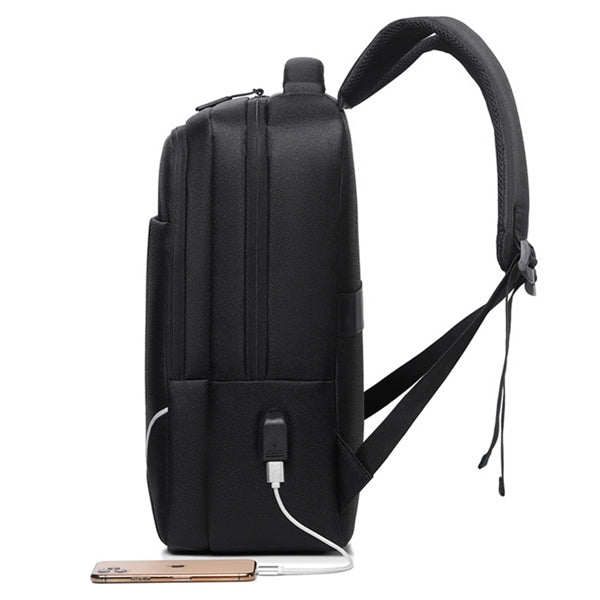 Laptop backpack with USB port