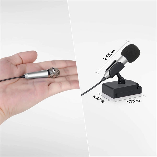 Mini portable vocal microphone