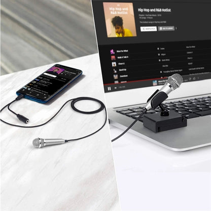 Mini portable vocal microphone