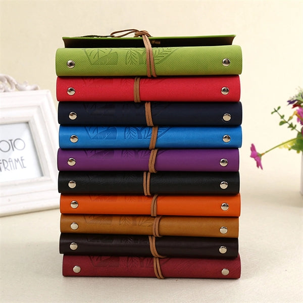 Pu Leather Cover Loose Leaf Notebook