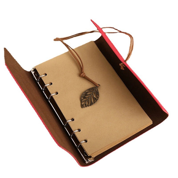 Pu Leather Cover Loose Leaf Notebook