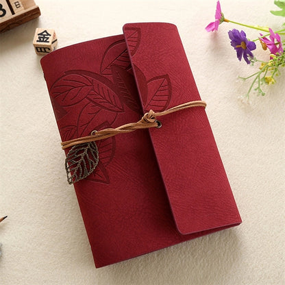 Pu Leather Cover Loose Leaf Notebook