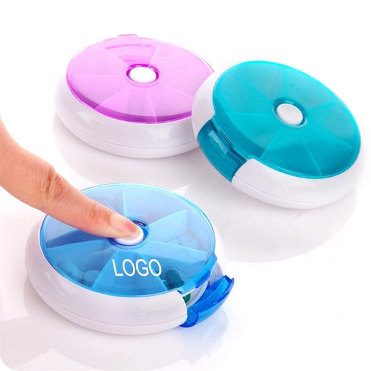 Round pill weekly organizer MOQ100