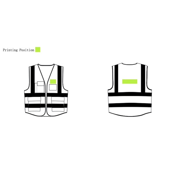 Reflective Multi-Pocket Vest