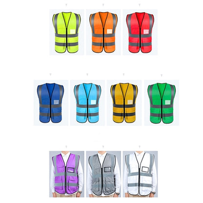 Reflective Multi-Pocket Vest