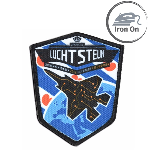 Dye-Sublimation Full Color Patches with Iron On Backing