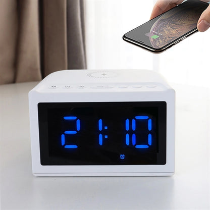 Alarm Clock With Wireless Charging And Speaker