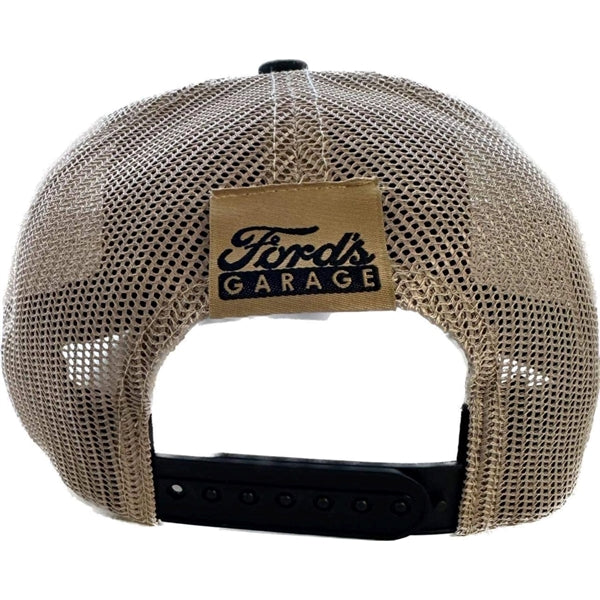 Taslon & Mesh Fabric 5-Panel Rope Halfmoon Structured Cap