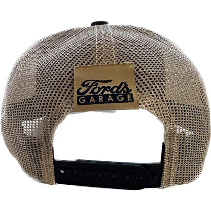 Taslon & Mesh Fabric 5-Panel Rope Halfmoon Structured Cap