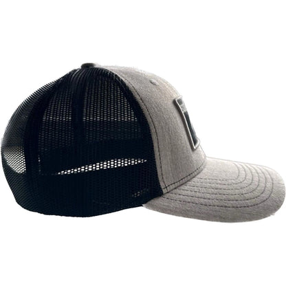 6-Panel Structured Cap Heathered & Mesh Fabric With Snapback