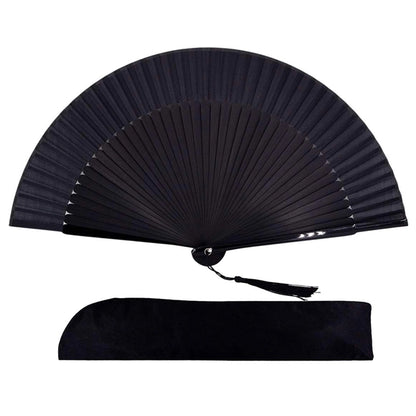 Bamboo Silk Folding Hand Fan
