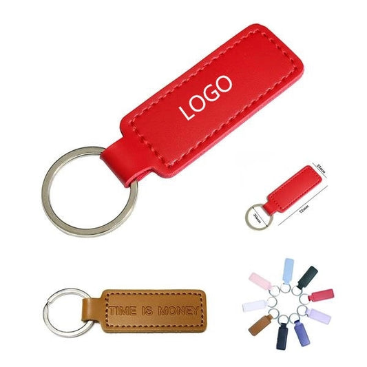 PU Leather Keychain Key Ring