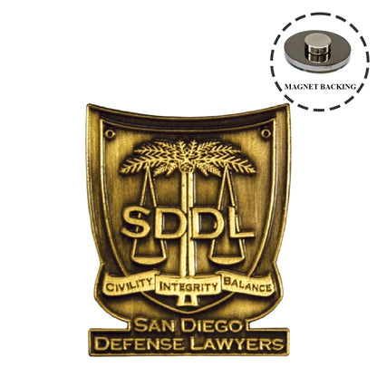 Die Struck Custom Lapel Pins with Magnet Backing