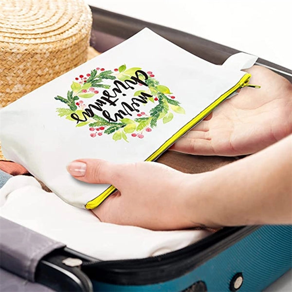 Craft Canvas Makeup Bags