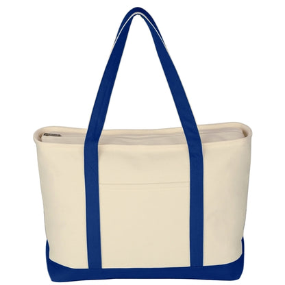 Large Starboard Cotton Canvas Tote Bag