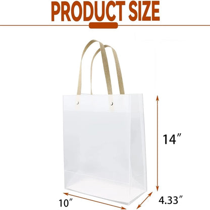 Clear Frosted PP Gift Tote Bag