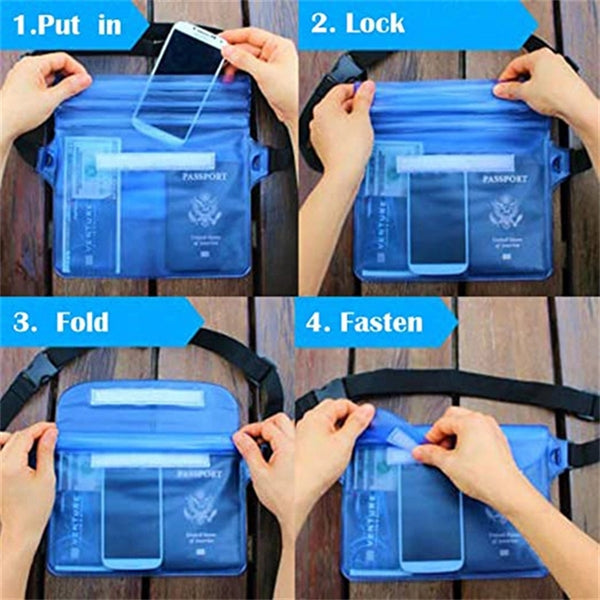 Waterproof Pouch with Waist Strap