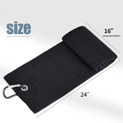 Golf Towel for Bags with Keychain