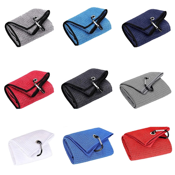 Golf Towel for Bags with Keychain