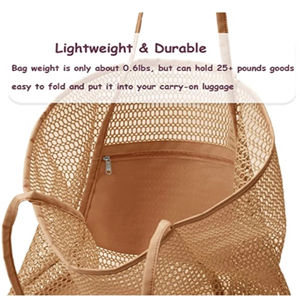 Mesh Beach Tote Bag