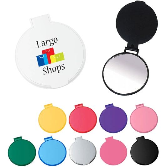 MOQ 100 Round Compact Folding Mirror
