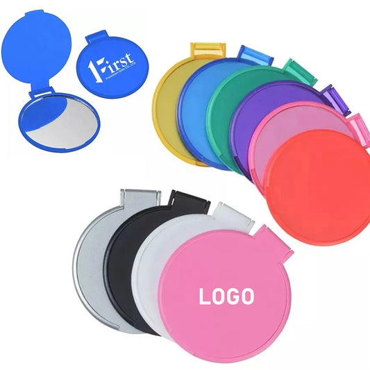 Round Compact Flip Mirrors