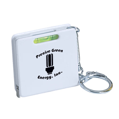 Square Level Tape Measure Key Tag