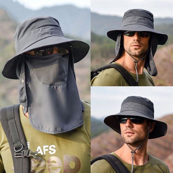 Fishing Hat with Face Cover