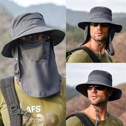 Fishing Hat with Face Cover