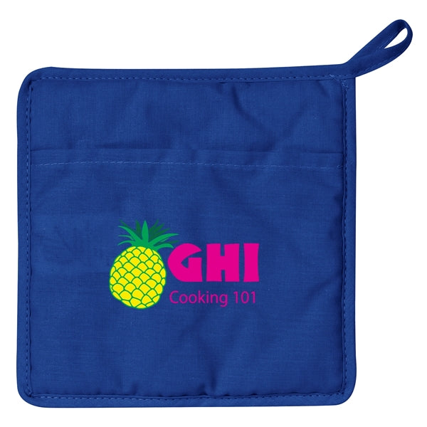 Quilted Cotton Canvas Pot Holder