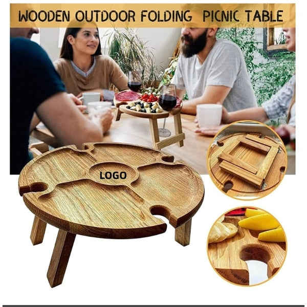 Wooden Picnic Folding Table